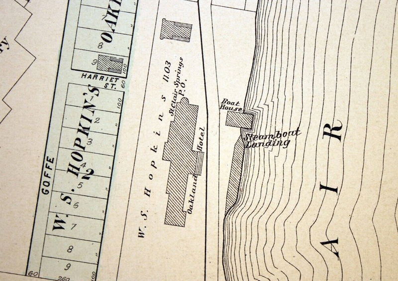 Oakland Hotel - 1897 Map